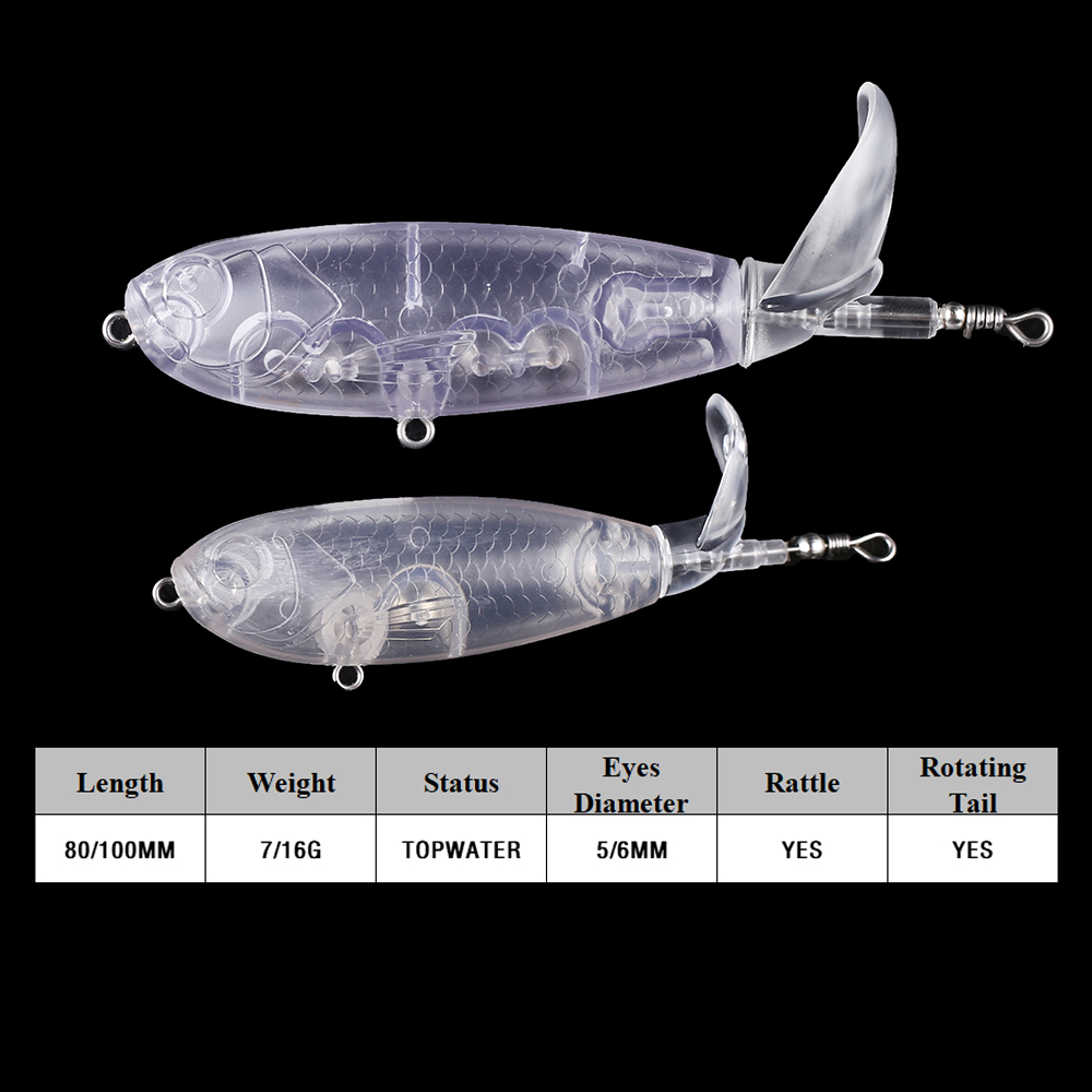 Huang-sem pintura em branco Ba - Fishing Lure Popper avaliação e preço