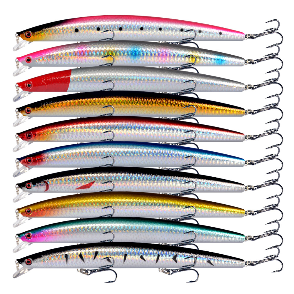 Isca de Pesca Minnow de 18cm e - Fishing Lure Crankbait avaliação e preço