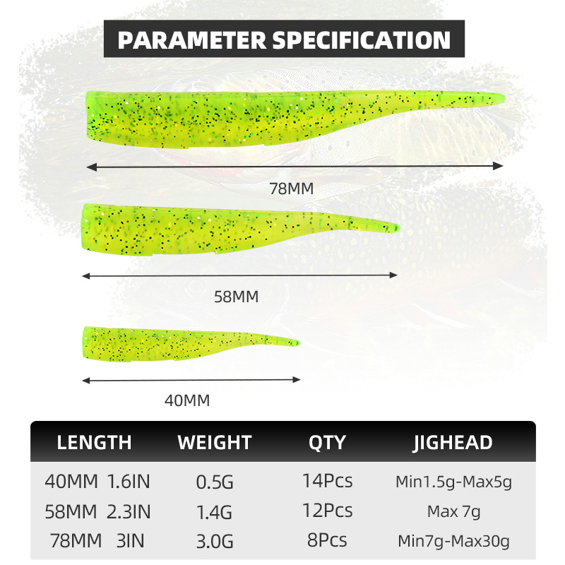 Blux novo dardo minhoca isca m - Fishing Lure Soft Plastic avaliação e preço
