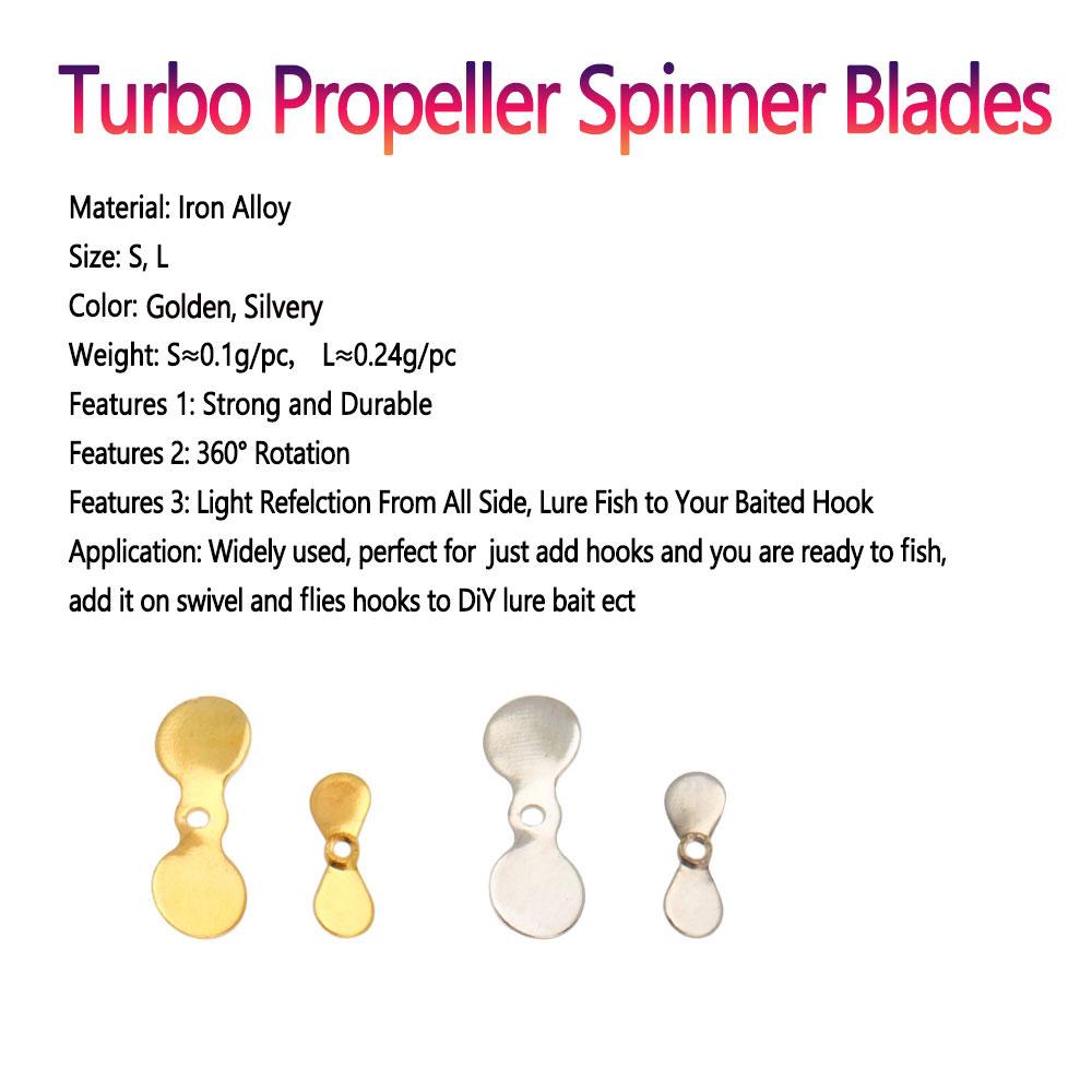 Bimoo 20 peças Lâminas Giratór - Fishing Lure Blade Bait avaliação e preço