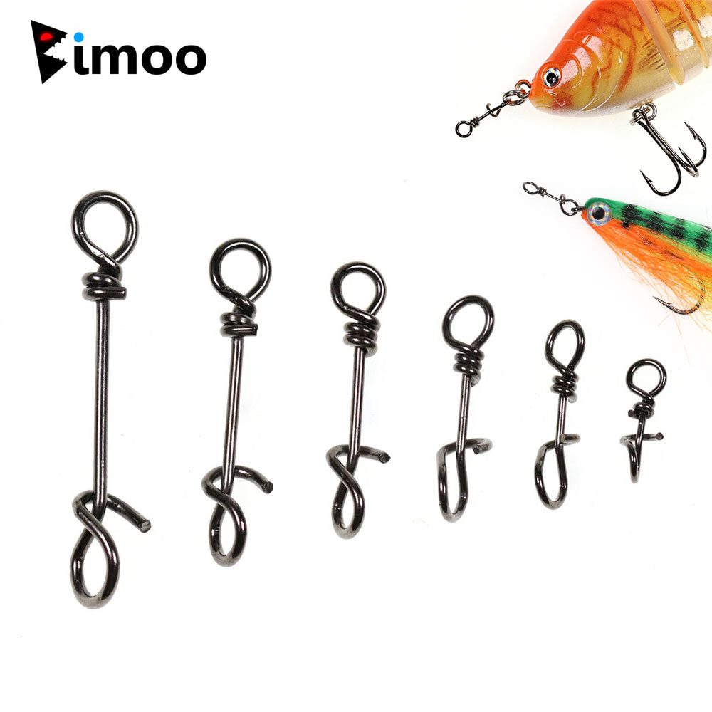 Bimoo 50 Peças Conector de Aço - Fishing Lure Accessories avaliação e preço