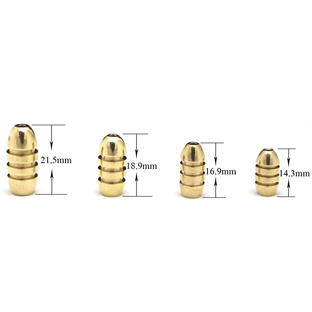 20 pçs latão cobre chumbadas d - Fishing Lure Accessories avaliação e preço