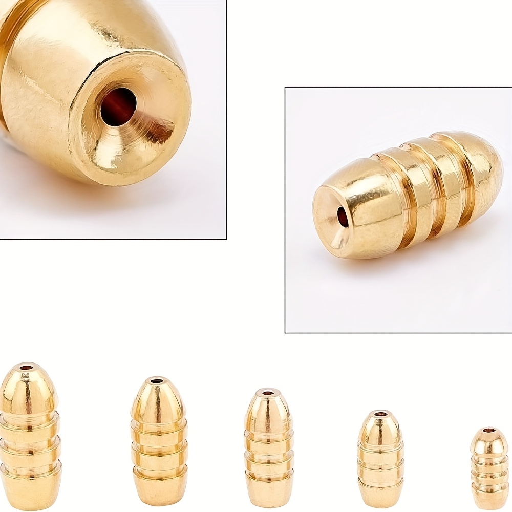 20 pçs latão cobre chumbadas d - Fishing Lure Accessories avaliação e preço