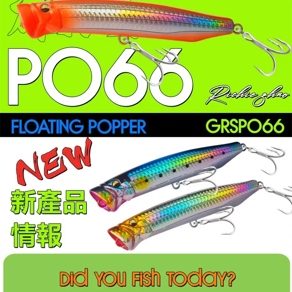 Greenspider novo 120mm 29.5g t - Fishing Lure Popper avaliação e preço