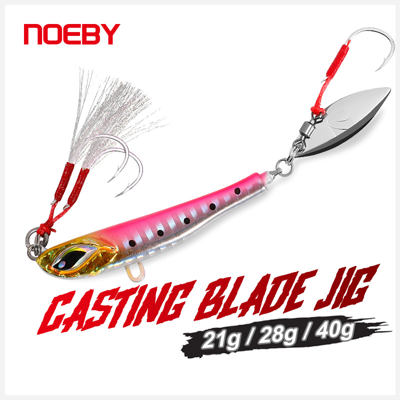 Noeby lâmina gabarito isca 21g - Fishing Lure Blade Bait avaliação e preço