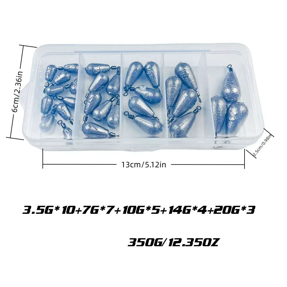 Conjunto de Pesos de Chumbo Li - Fishing Lure Accessories avaliação e preço