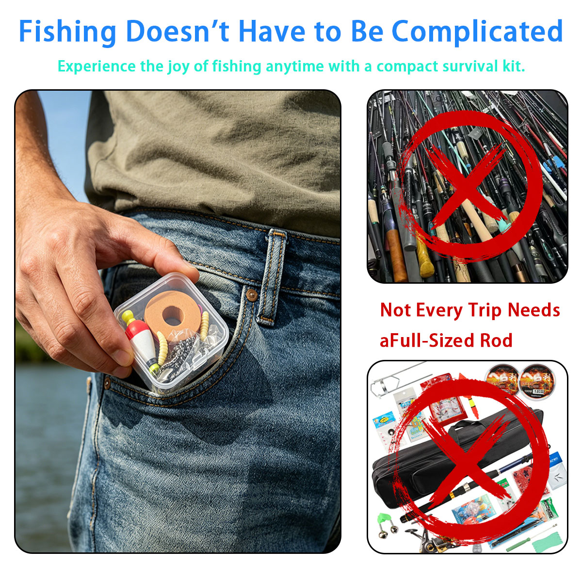 Conjunto portátil de equipamen - Fishing Lure Kit avaliação e preço