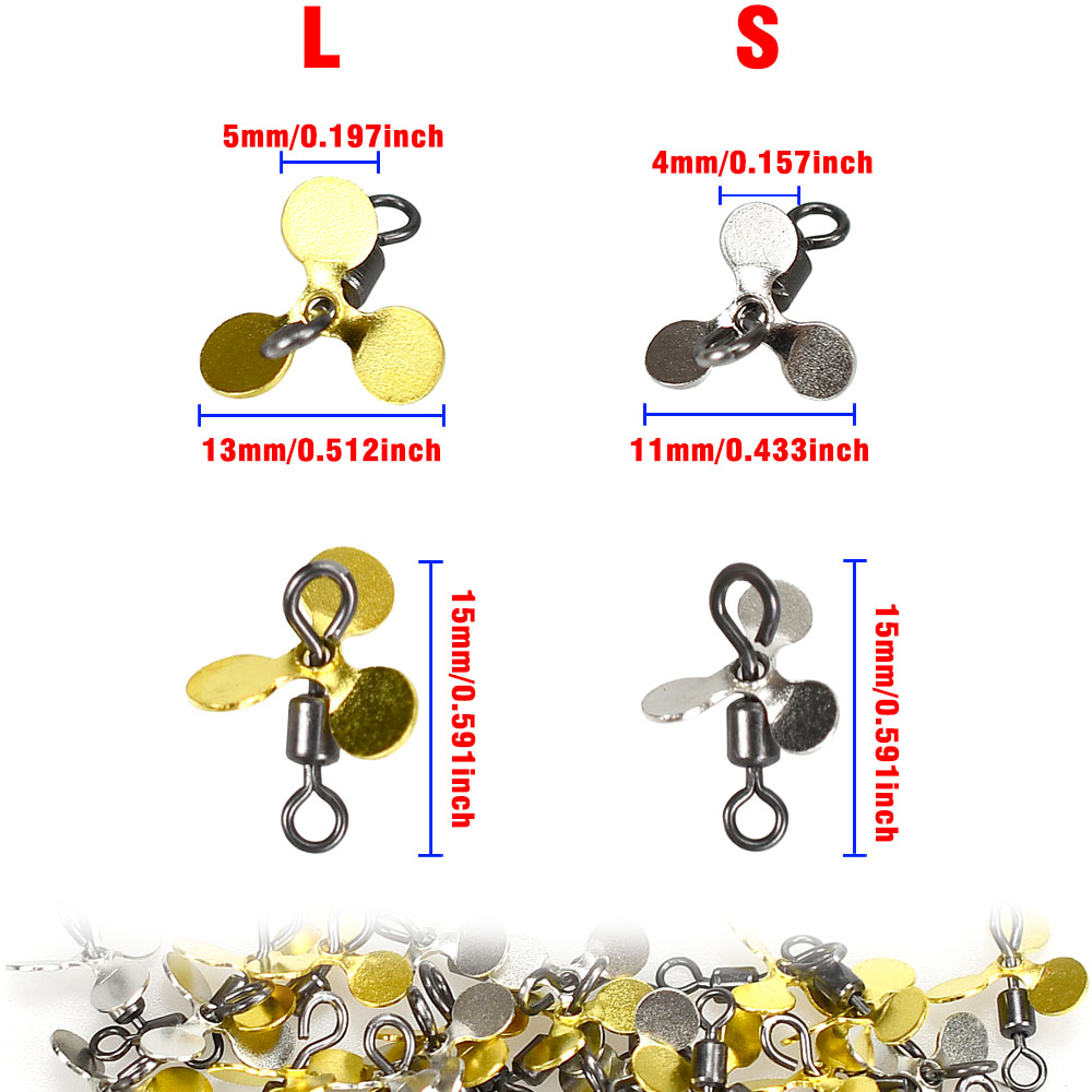 20 peças acessórios de hélice  - Fishing Lure Blade Bait avaliação e preço