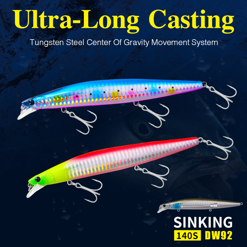 Tsurinoya stinger 140s isca de - Fishing Lure Jerkbait avaliação e preço