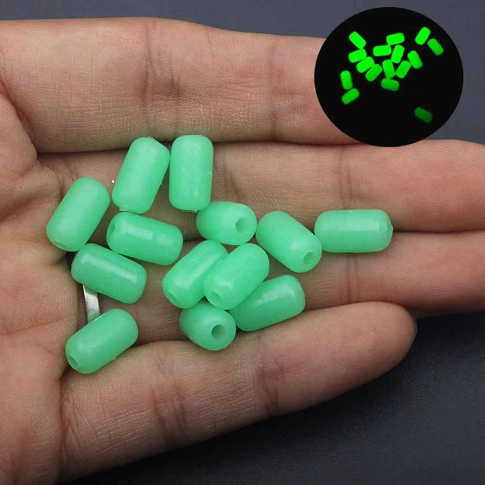100 pçs/saco luminoso pesca ma - Fishing Lure Soft Plastic avaliação e preço
