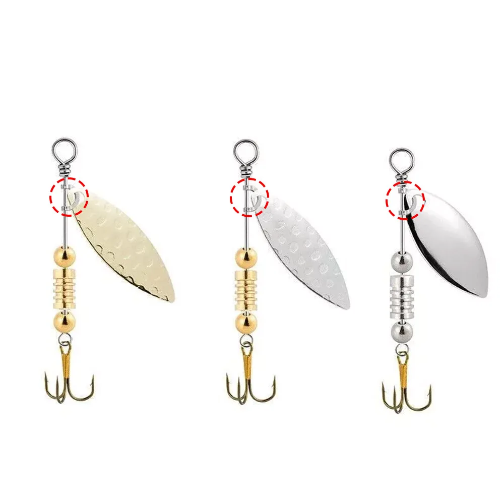 100 pçs pesca em forma de u cl - Fishing Lure Spinnerbait avaliação e preço